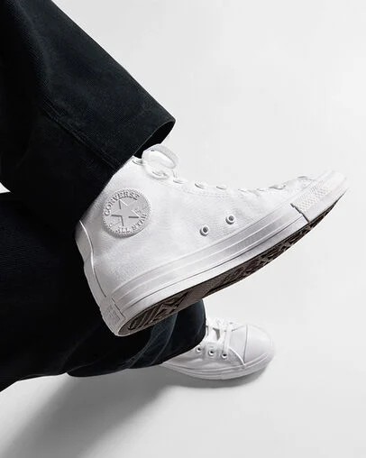 White Converse Chuck Taylor All Star Men Canvas Shoes Canada | C-58239719