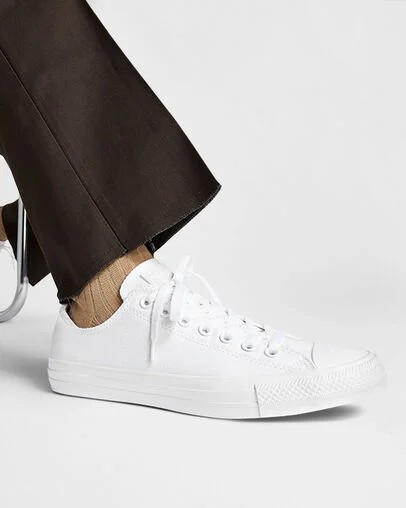 White Converse Chuck Taylor All Star Men Canvas Shoes Canada | C-04825619