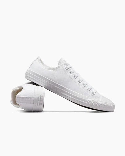 White Converse Chuck Taylor All Star Men Canvas Shoes Canada | C-04825619