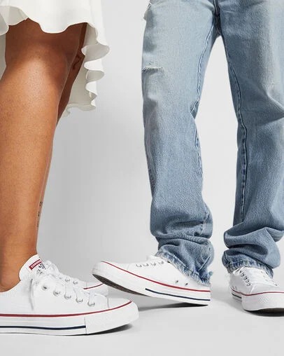 White Converse Chuck Taylor All Star Men Canvas Shoes Canada | C-46915219