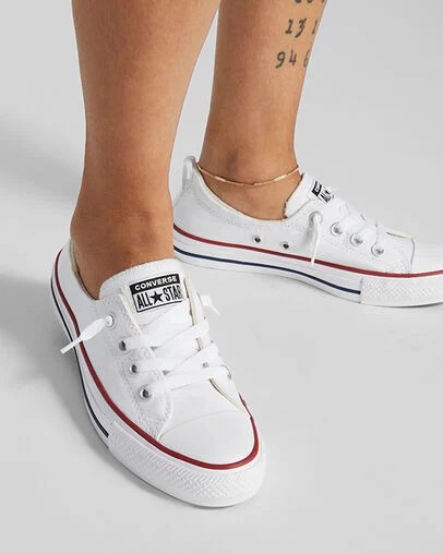 White Converse Chuck Taylor All Star Shoreline Women Slip On Shoes Canada | C-43125769