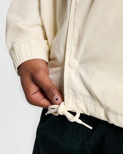 White Converse Go-To Andover Coach's Men Jacket Canada | C-49726319