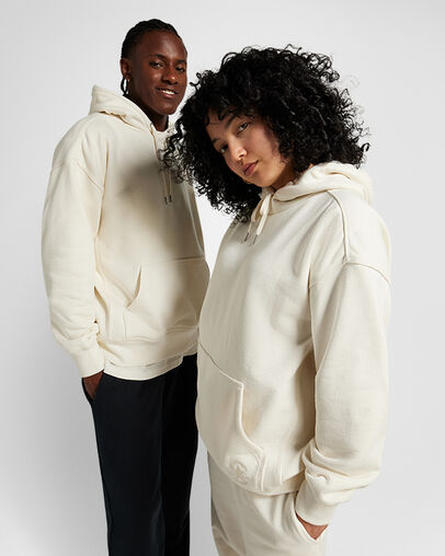 White Converse Gold Standard Loose-Fit Men Hoodie Canada | C-81304699
