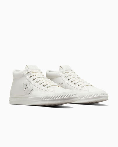 White Converse Star Player 76 Men Boots Canada | C-59682709