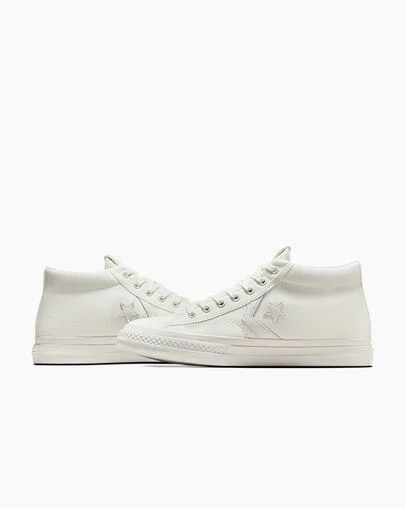 White Converse Star Player 76 Men Boots Canada | C-59682709