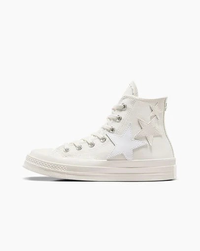 White / Beige Converse Chuck 70 Stars Men Sneakers Canada | C-94860719