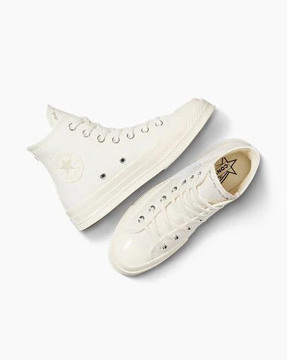 White / Beige Converse Chuck 70 Stars Men Sneakers Canada | C-94860719