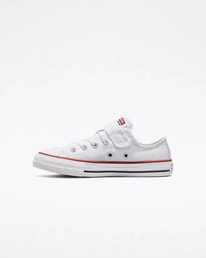 White / Beige Converse Chuck Taylor All Star 1V Kids' Sneakers Canada | C-87023969