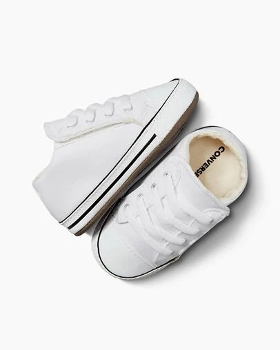 White / Beige White Converse Chuck Taylor All Star Cribster Kids' Canvas Shoes Canada | C-20345769