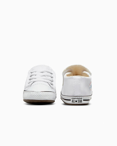 White / Beige White Converse Chuck Taylor All Star Cribster Kids' Canvas Shoes Canada | C-20345769