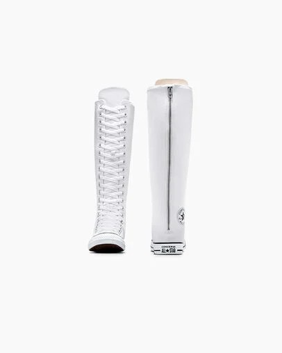 White / Beige White / Black Converse Chuck Taylor All Star XXHi Women Sneakers Canada | C-60782319