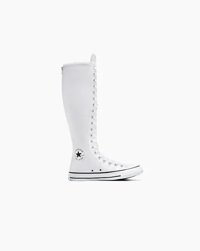 White / Beige White / Black Converse Chuck Taylor All Star XXHi Women Sneakers Canada | C-60782319