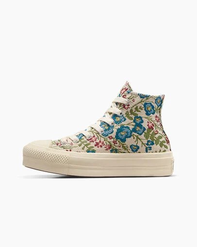 White / Beige White / Black Converse Chuck Taylor All Star Lift Women Platform Shoes Canada | C-21453899