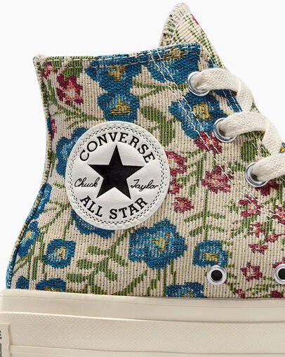 White / Beige White / Black Converse Chuck Taylor All Star Lift Women Platform Shoes Canada | C-21453899