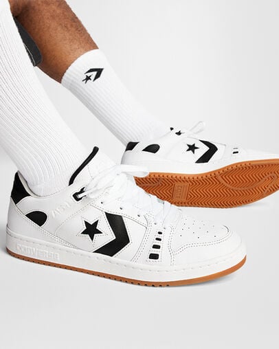 White / Black Converse CONS AS-1 Pro Men Skate Shoes Canada | C-67921849