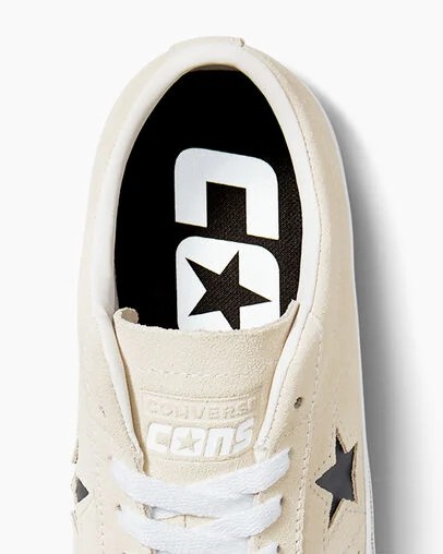 White / Black Converse CONS One Star Pro Suede Women Skate Shoes Canada | C-39164289