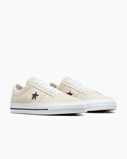 White / Black Converse CONS One Star Pro Suede Women Skate Shoes Canada | C-39164289