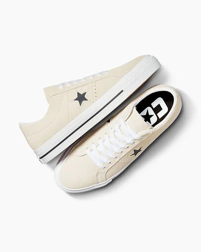 White / Black Converse CONS One Star Pro Suede Women Skate Shoes Canada | C-39164289