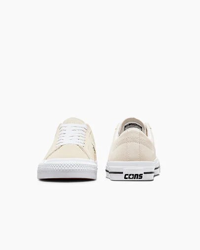 White / Black Converse CONS One Star Pro Suede Women Skate Shoes Canada | C-39164289