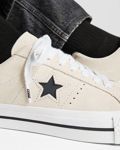 White / Black Converse CONS One Star Pro Suede Men Skate Shoes Canada | C-27358099