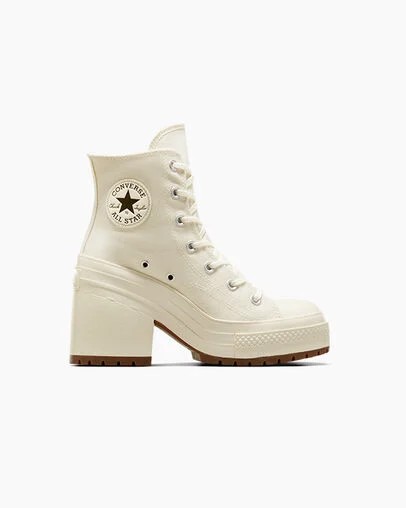 White / Black Converse Chuck 70 De Luxe Heel Women Sneakers Canada | C-54370989