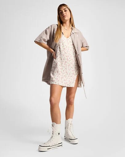 White / Black Converse Chuck 70 Plus XHi Women Sneakers Canada | C-52473909