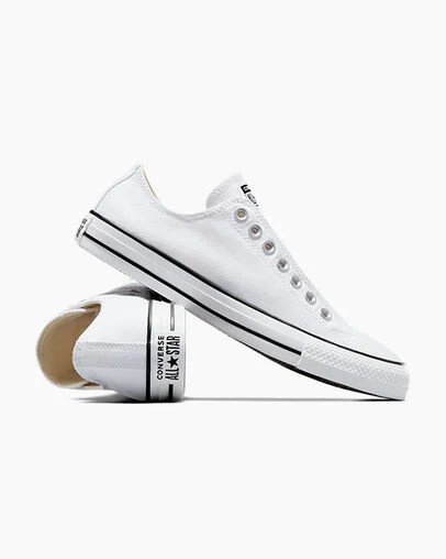 White / Black Converse Chuck Taylor All Star Men Slip On Shoes Canada | C-41506399