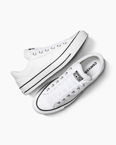 White / Black Converse Chuck Taylor All Star Malden Street Men Tennis Shoes Canada | C-21653879