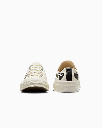 White / Black Converse Converse x PLAY Comme des Garçons Chuck 70 Multi Heart Women Sneakers Canada | C-13482579