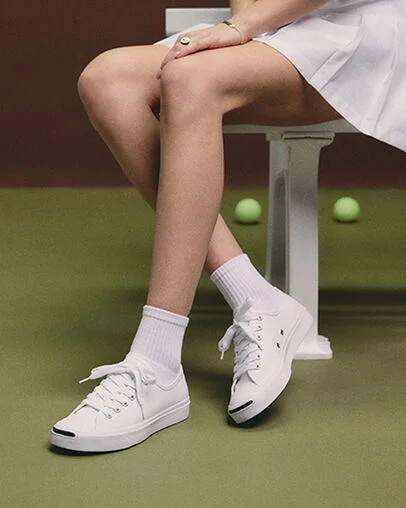 White / Black Converse Jack Purcell Women Canvas Shoes Canada | C-60142959