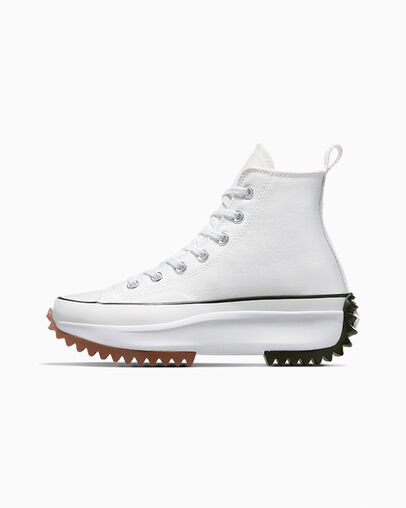 White / Black Converse Run Star Hike Men Platform Shoes Canada | C-06597439