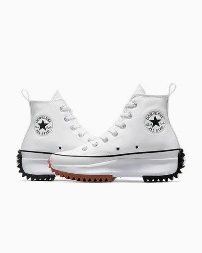 White / Black Converse Run Star Hike Men Platform Shoes Canada | C-06597439
