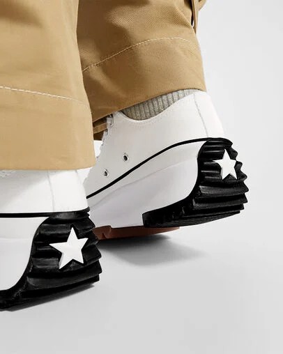 White / Black Converse Run Star Hike Men Platform Shoes Canada | C-86254979