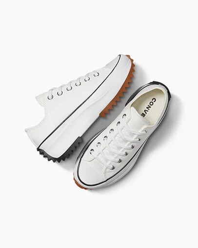 White / Black Converse Run Star Hike Men Platform Shoes Canada | C-86254979