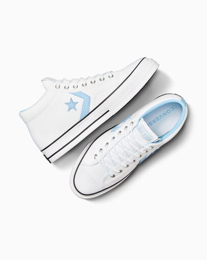 White / Black Converse Star Player 76 Men Boots Canada | C-86527419