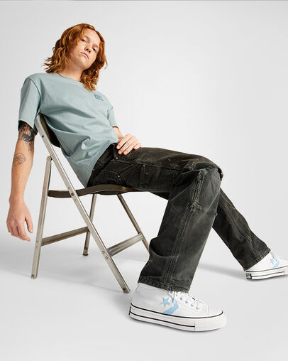 White / Black Converse Star Player 76 Men Boots Canada | C-86527419