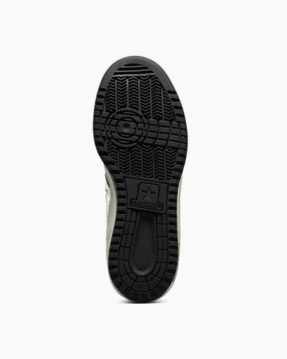 White / Black Converse Weapon Leather Men Tennis Shoes Canada | C-57629039