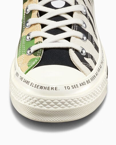 White / Black / Multicolor Converse Converse x Brain Dead Chuck 70 Women Sneakers Canada | C-50864979