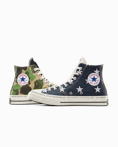 White / Black / Multicolor Converse Converse x Brain Dead Chuck 70 Women Sneakers Canada | C-50864979