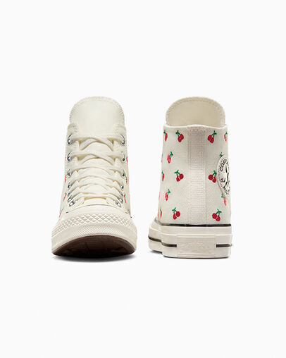 White / Black / Red Converse Chuck 70 Cherries Women Sneakers Canada | C-47081399