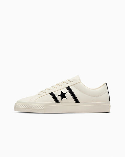 White / Black / Red Converse Converse x PLAY Comme des Garçons One Star Academy Pro Women Skate Shoes Canada | C-31974259