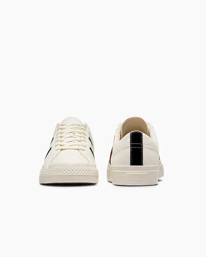 White / Black / Red Converse Converse x PLAY Comme des Garçons One Star Academy Pro Women Skate Shoes Canada | C-31974259