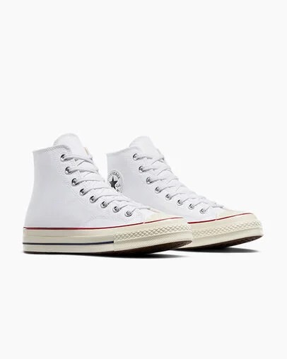 White / Dark Red Converse Chuck 70 Men Canvas Shoes Canada | C-27618509