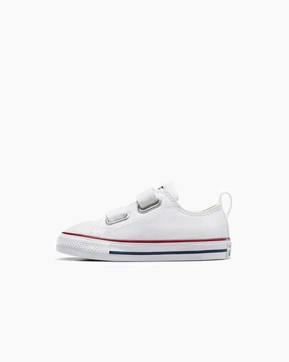 White / Dark Red / Navy Converse Chuck Taylor All Star 2V Kids' Canvas Shoes Canada | C-08326719