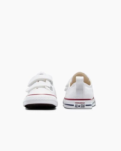 White / Dark Red / Navy Converse Chuck Taylor All Star 2V Kids' Canvas Shoes Canada | C-08326719