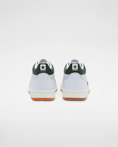 White / Deep Turquoise Converse CONS Fastbreak Pro Leather Men Skate Shoes Canada | C-54210789