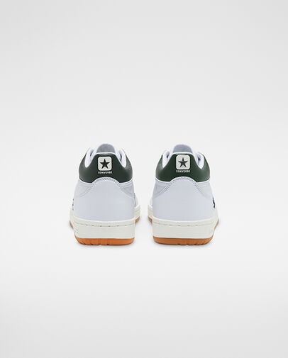White / Deep Turquoise Converse CONS Fastbreak Pro Leather Men Skate Shoes Canada | C-05463299