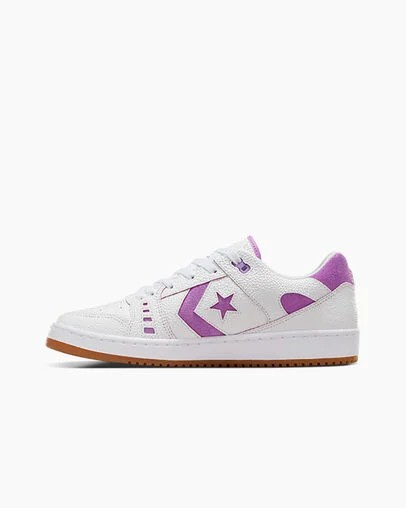 White / Fuchsia Converse CONS AS-1 Pro Chameleon Women Skate Shoes Canada | C-18546209