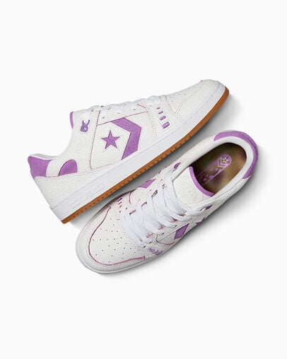 White / Fuchsia Converse CONS AS-1 Pro Chameleon Women Skate Shoes Canada | C-18546209