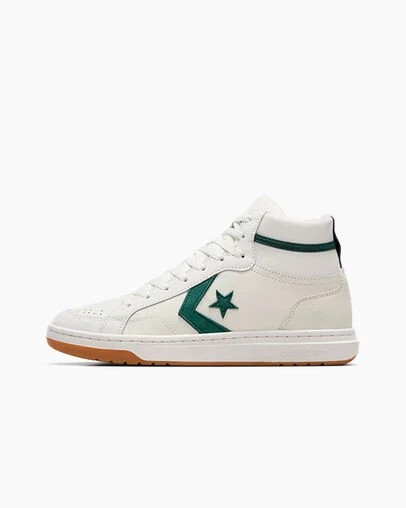 White / Green Converse Pro Blaze Classic Sport Luxe Men Boots Canada | C-41978529